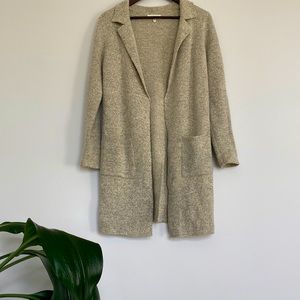 Oatmeal Knitted Cardigan